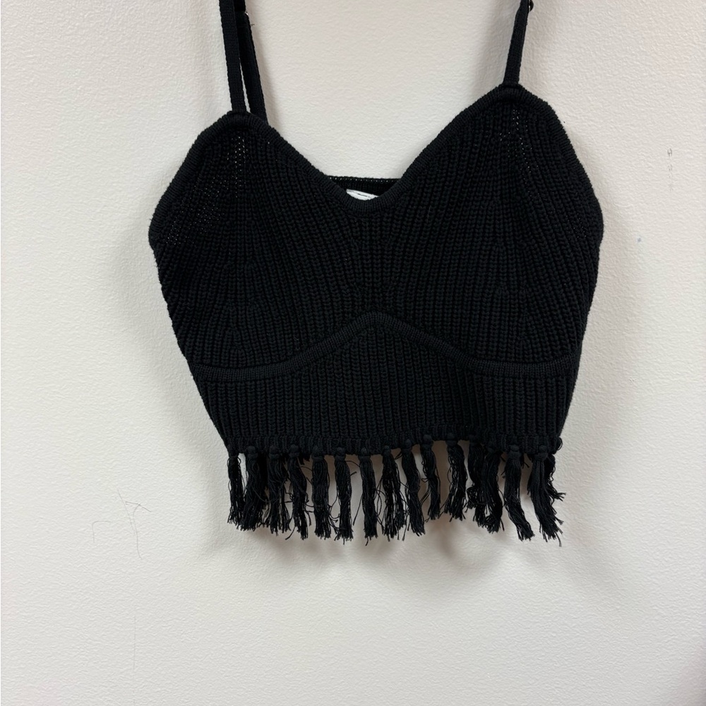 Wild Fable Women's Fringe Sweater Tank Top